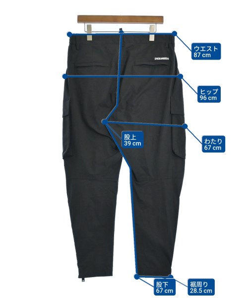 DSQUARED กางเกงมีกระเป๋าข้างกางเกง2-4 กระเป๋า