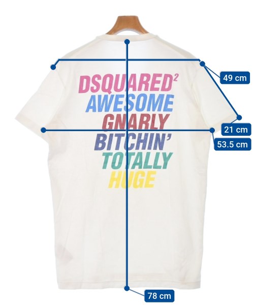 DSQUARED เสื้อยืด/เสื้อท็อปส์