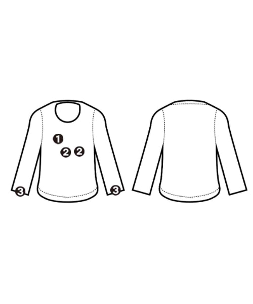 lucien pellat-finet เสื้อยืด/เสื้อท็อปส์