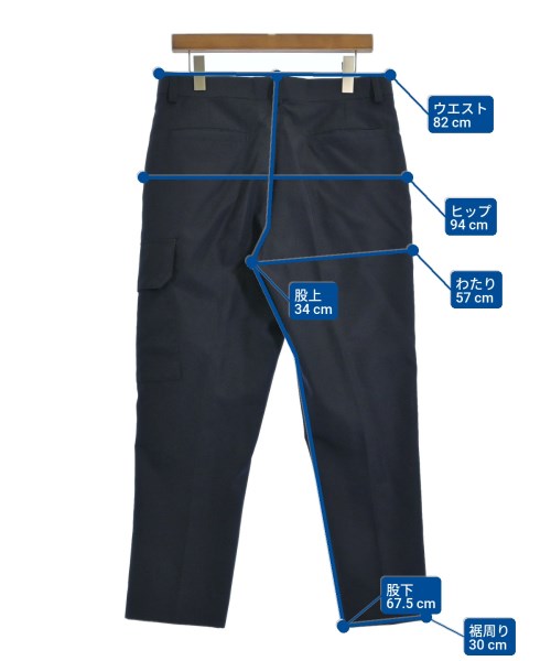 Dior Homme กางเกงมีกระเป๋าข้างกางเกง2-4 กระเป๋า