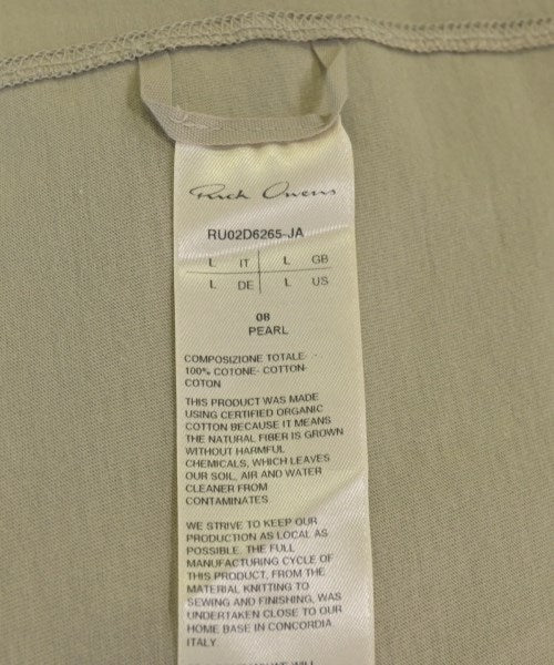 Rick Owens เสื้อยืด/เสื้อท็อปส์