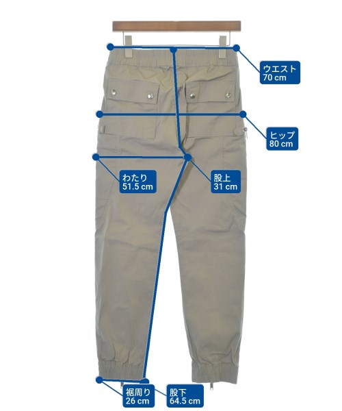 Rick Owens กางเกงมีกระเป๋าข้างกางเกง2-4 กระเป๋า