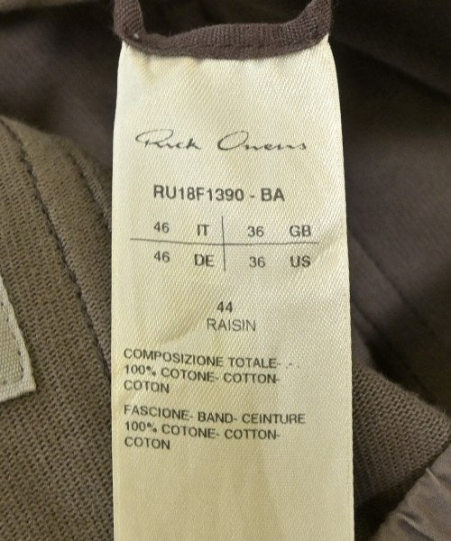 Rick Owens กางเกงมีกระเป๋าข้างกางเกง2-4 กระเป๋า