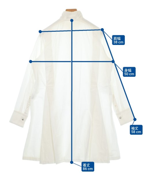 ISSEY MIYAKE เดรสที่เป็นเสื้อเชิ้ตตัวยาว