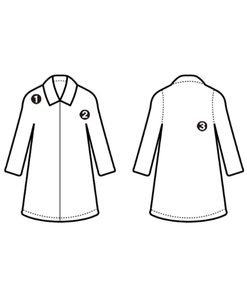 ARTS&SCIENCE เสื้อคลุมคอปก Soutien