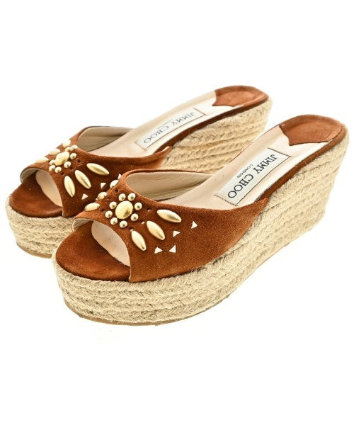 JIMMY CHOO รองเท้าพื้นเชือกสาน
