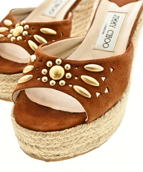 JIMMY CHOO รองเท้าพื้นเชือกสาน