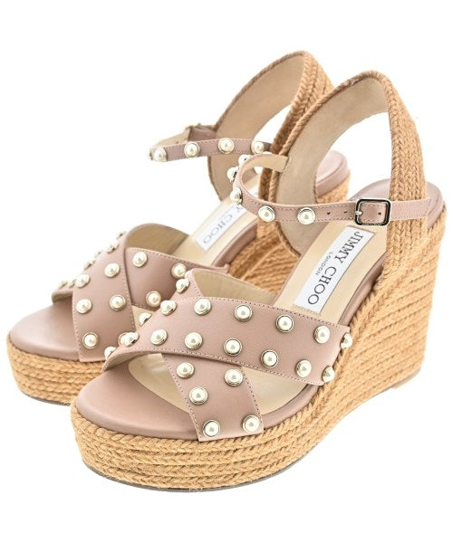 JIMMY CHOO รองเท้าพื้นเชือกสาน