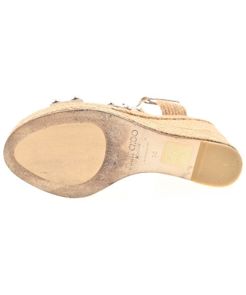 JIMMY CHOO รองเท้าพื้นเชือกสาน