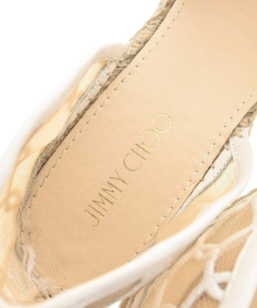 JIMMY CHOO รองเท้าพื้นเชือกสาน