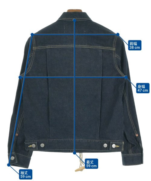 GANRYU แจ็คเก็ตยีนส์