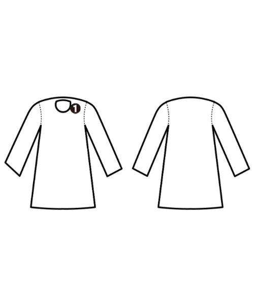 noir kei ninomiya เดรสที่เป็นเสื้อเชิ้ตตัวยาว