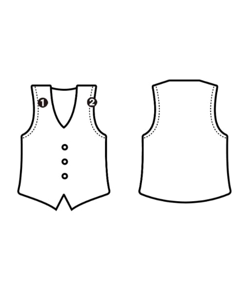 noir kei ninomiya เสื้อกั๊ก