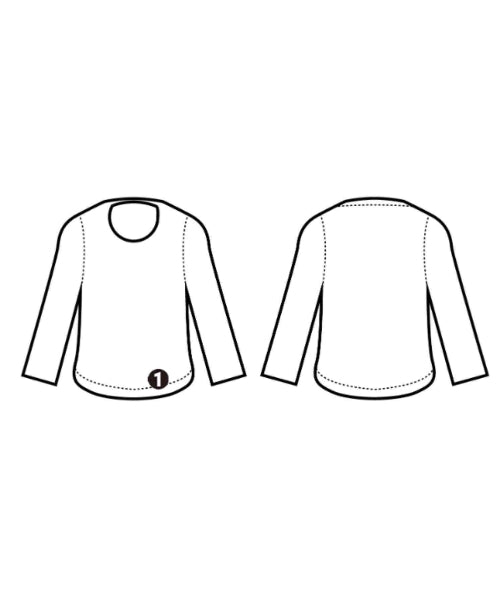 ami เสื้อยืด/เสื้อท็อปส์