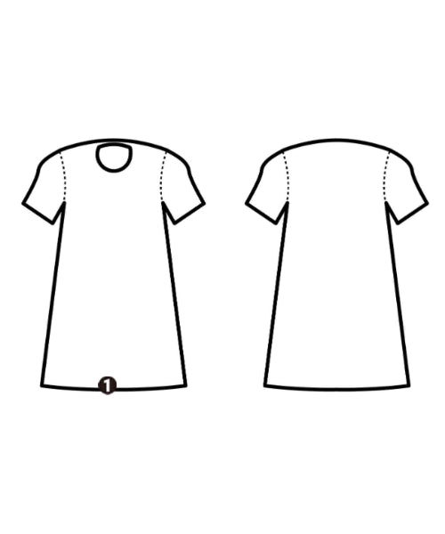 UNDER COVER เดรสที่เป็นเสื้อเชิ้ตตัวยาว