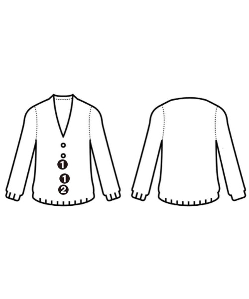 THOM BROWNE เสื้อคาร์ดิแกน