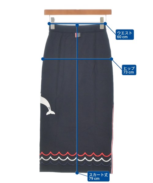 THOM BROWNE กระโปรงยาว/แม็กซี่ยาว