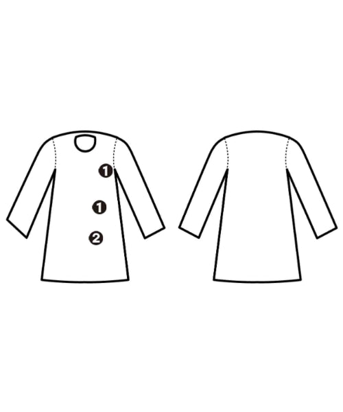 TAKESHI KOSAKA by Y's Pink Label ชุดเดรส