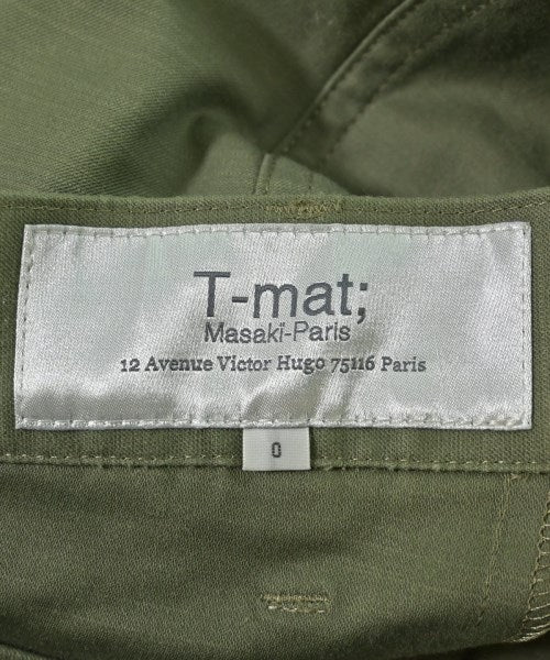 T-mat;Masaki-Paris กางเกงมีกระเป๋าข้างกางเกง2-4 กระเป๋า