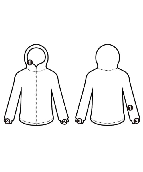 COMME des GARCONS GIRL เสื้อฮู้ด