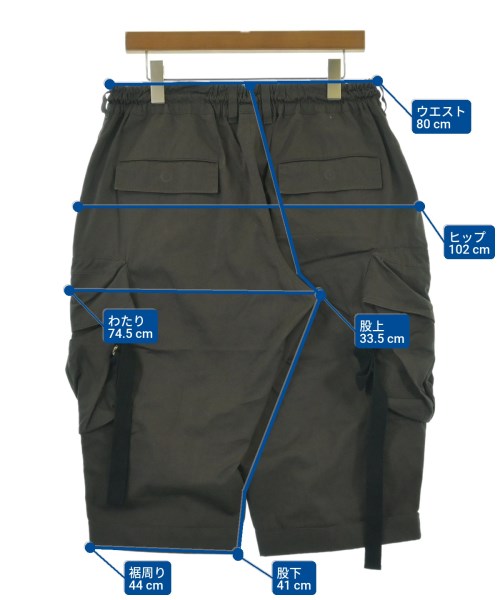 Ground Y กางเกงขาสั้น