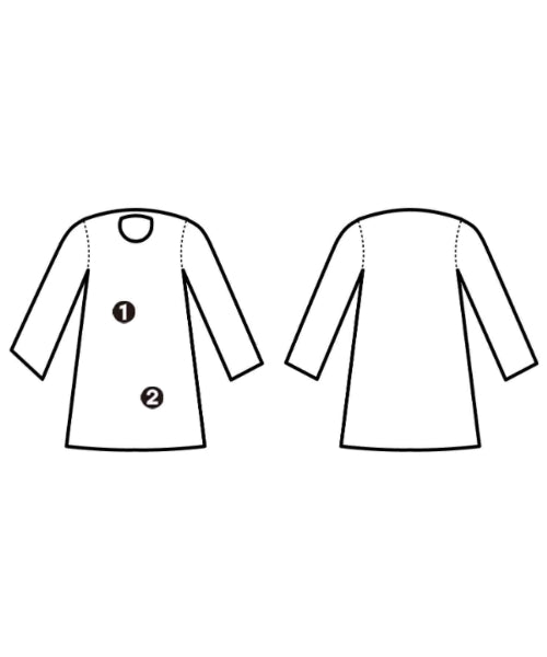 LEMAIRE เดรสที่เป็นเสื้อเชิ้ตตัวยาว