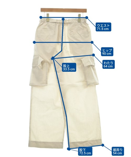 HOMME PLISSE กางเกงมีกระเป๋าข้างกางเกง2-4 กระเป๋า