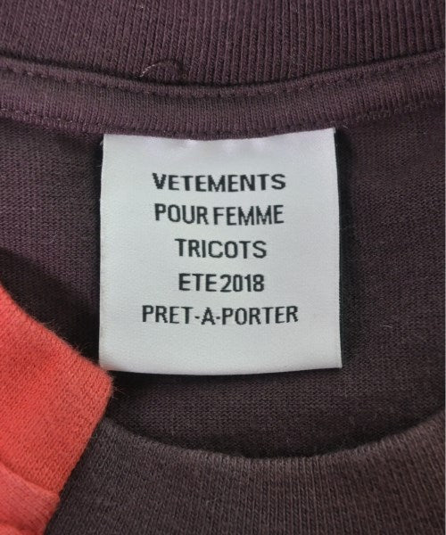 VETEMENTS เสื้อยืด/เสื้อท็อปส์