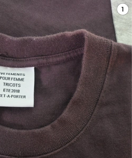 VETEMENTS เสื้อยืด/เสื้อท็อปส์