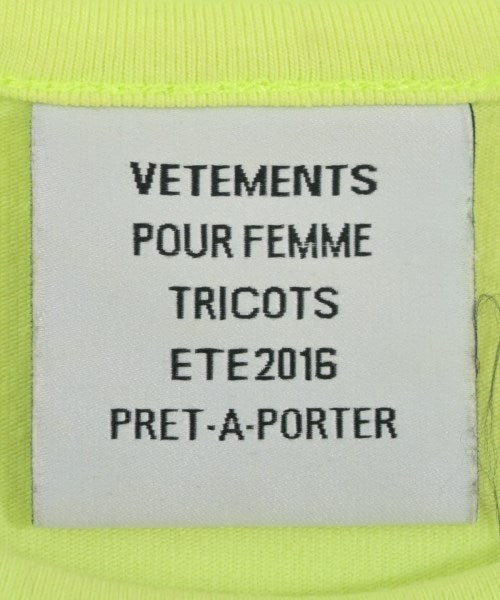 VETEMENTS เสื้อยืด/เสื้อท็อปส์