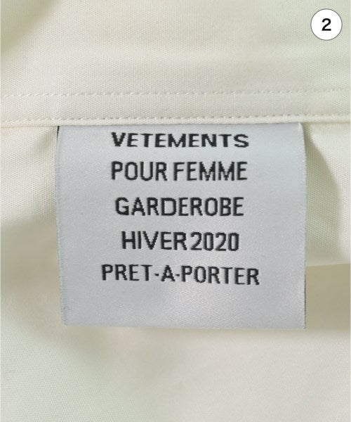 VETEMENTS เสื้อลำลอง
