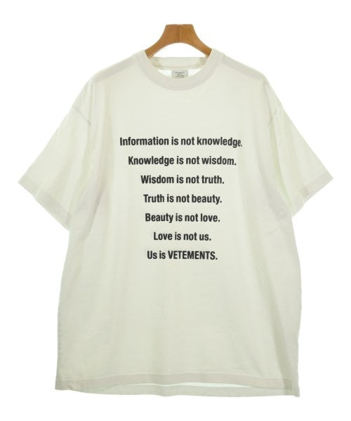 VETEMENTS เสื้อยืด/เสื้อท็อปส์