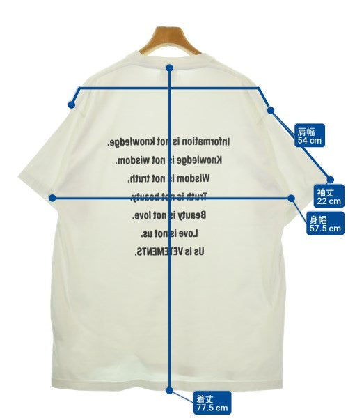 VETEMENTS เสื้อยืด/เสื้อท็อปส์