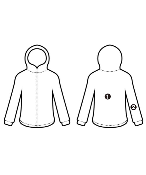 COMME des GARCONS HOMME DEUX เสื้อฮู้ด