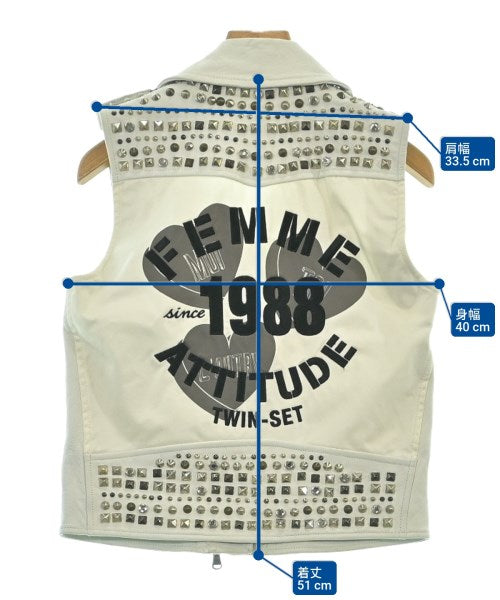 TWIN-SET แจ็คเก็ตไรเดอร์