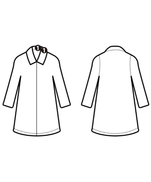 MARNI เสื้อโค้ทเชสเตอร์ฟิลด์