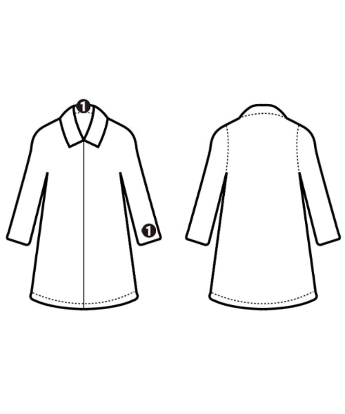 MARNI เสื้อโค้ทเชสเตอร์ฟิลด์