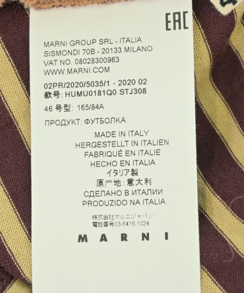 MARNI เสื้อยืด/เสื้อท็อปส์