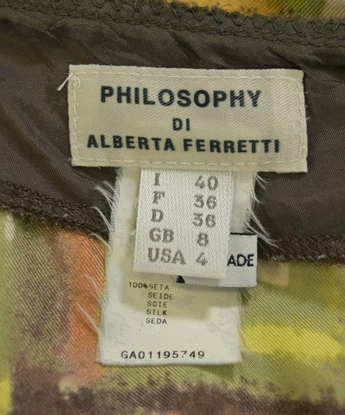 Philosophy di Alberta Ferretti กระโปรงยาวถึงเข่า