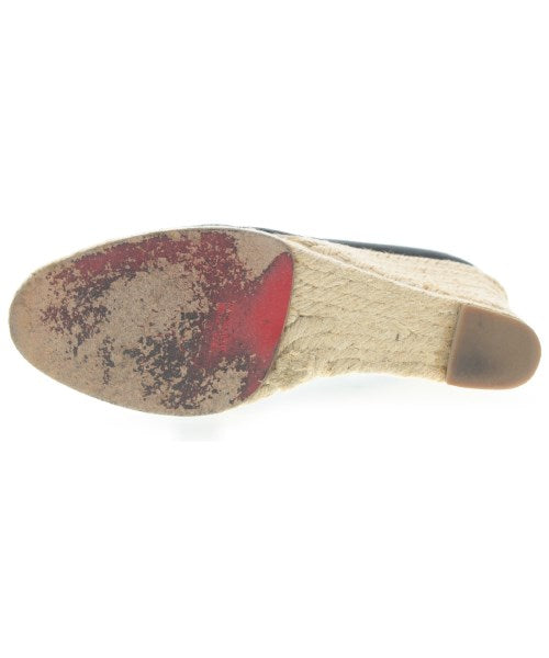 Christian Louboutin รองเท้าพื้นเชือกสาน