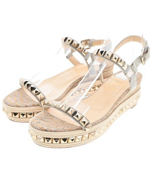 Christian Louboutin รองเท้าพื้นเชือกสาน