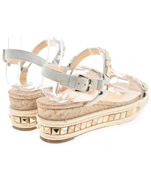 Christian Louboutin รองเท้าพื้นเชือกสาน