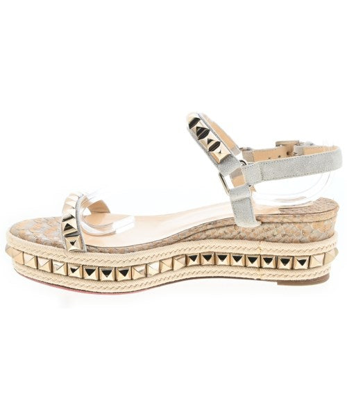 Christian Louboutin รองเท้าพื้นเชือกสาน