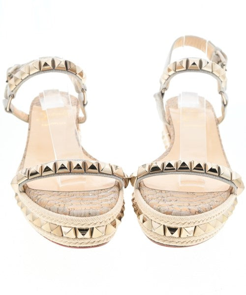 Christian Louboutin รองเท้าพื้นเชือกสาน