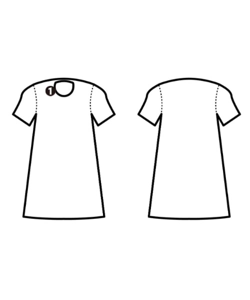 PATRIZIA PEPE เดรสที่เป็นเสื้อเชิ้ตตัวยาว
