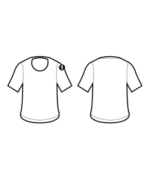 MM6 เสื้อยืด/เสื้อท็อปส์