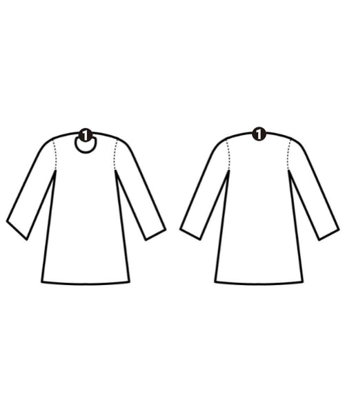 MM6 เดรสที่เป็นเสื้อเชิ้ตตัวยาว