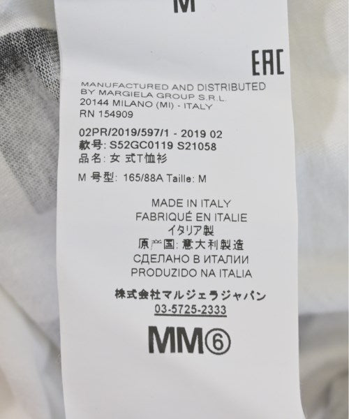 MM6 เสื้อยืด/เสื้อท็อปส์