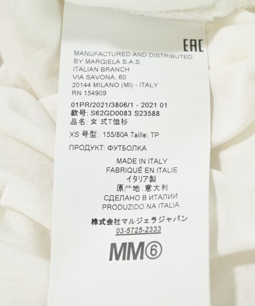 MM6 เสื้อยืด/เสื้อท็อปส์