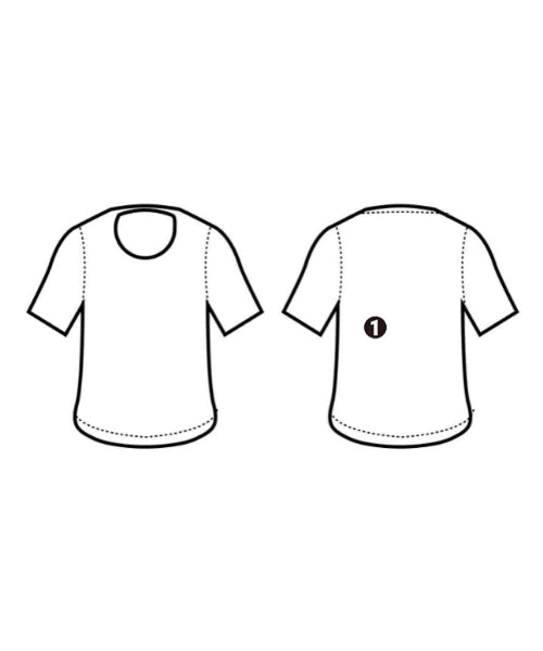 MM6 เสื้อยืด/เสื้อท็อปส์